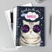 Personalised Rachael Hale Space Cat A5 Notebook - Myhappymoments.co.uk