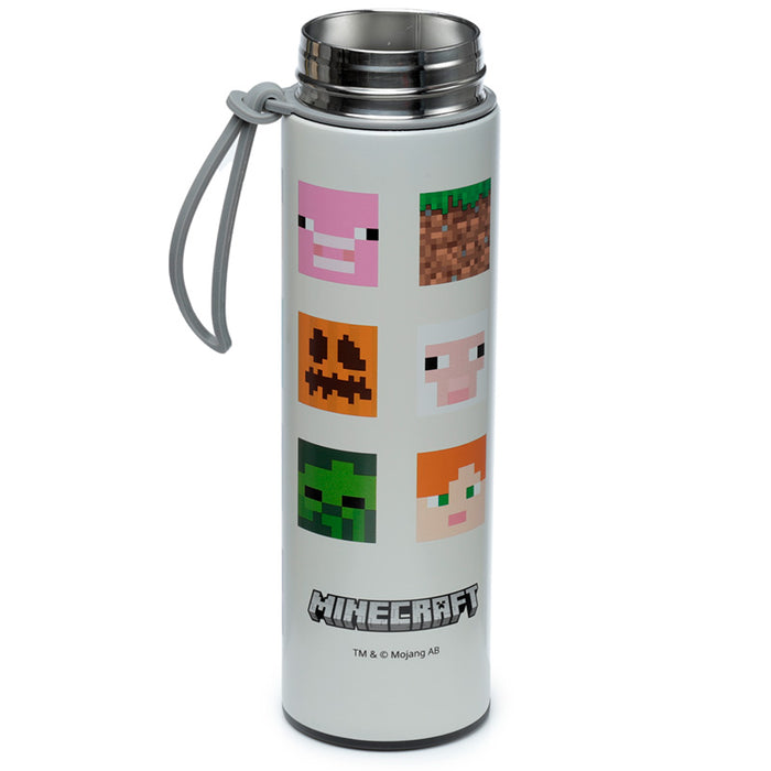 Minecraft Faces Insulated Drinks Bottle Digital Thermometer