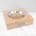 Personalised Large Bamboo Single Paw Print Bowl