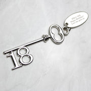 Personalised 18th Birthday Key