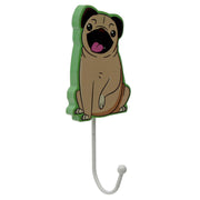 Mopps Pug Wooden Wall Hook
