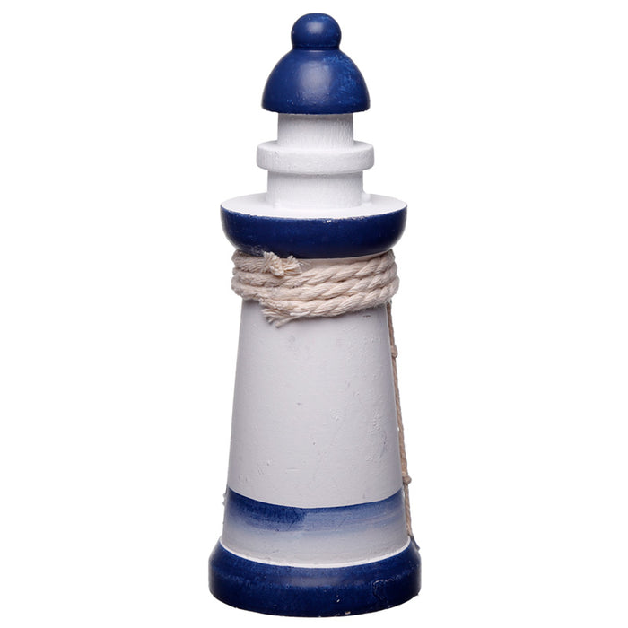 Small Lighthouse Nautical Decoration with Fish & Shells