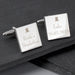Personalised Wedding Any Role Square Cufflinks - Myhappymoments.co.uk