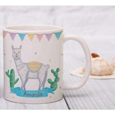 Personalised Llama Fiesta Mug - Myhappymoments.co.uk