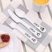 Personalised Christmas Children's Winter Penguin Cutlery Set
