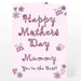 Personalised Flowers & Butterflies Happy Mother's Day Card - Myhappymoments.co.uk