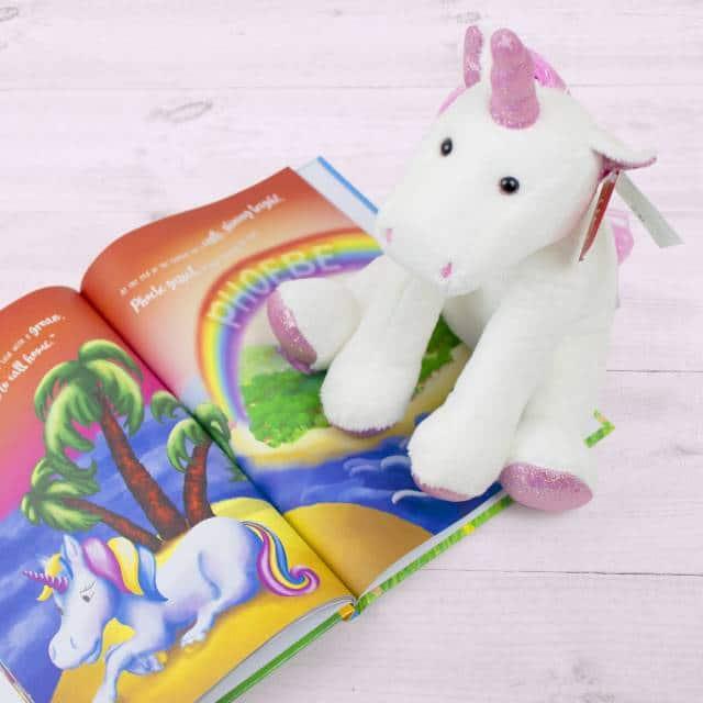 Personalised Unicorn Story Book and Plush Toy Gift Set