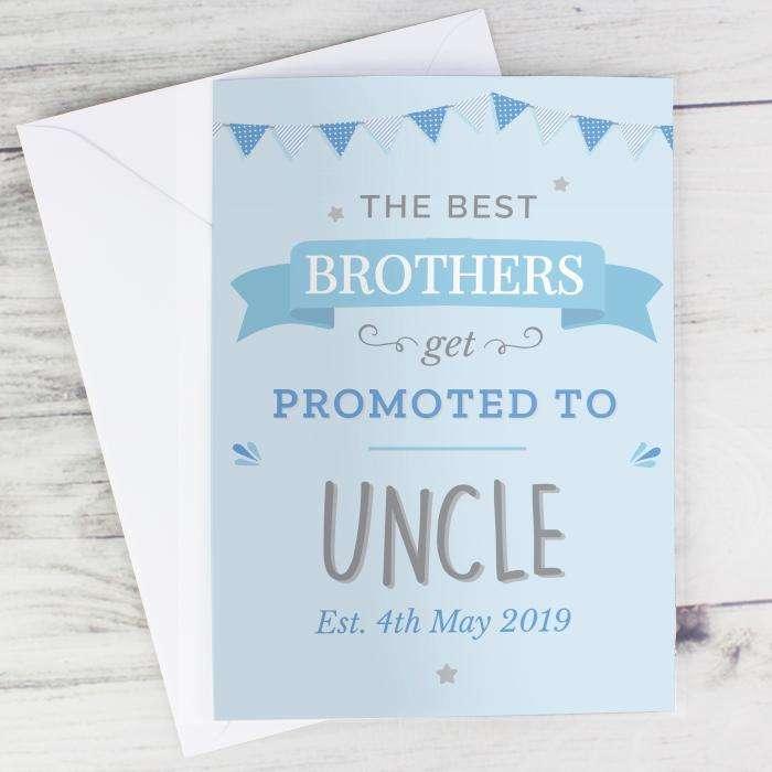 Personalised Blue Promoted To Card - Myhappymoments.co.uk