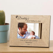 Engraved Daddy's First Father’s Day Photo Frame