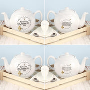 Personalised Queen Bee Teapot