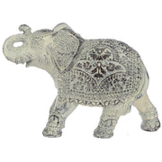 Thai Brushed White Elephant Feng Shui Symbol Figurine