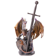 Dark Legends Fire Shield Dragon Figurine