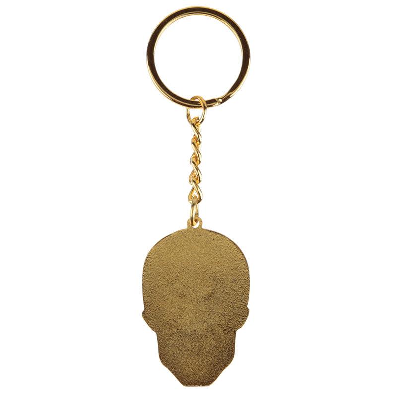 Skull Enamel Keyring