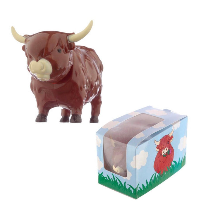 Highland Coo Cow Solar Powered Dashboard Wobbler Toy