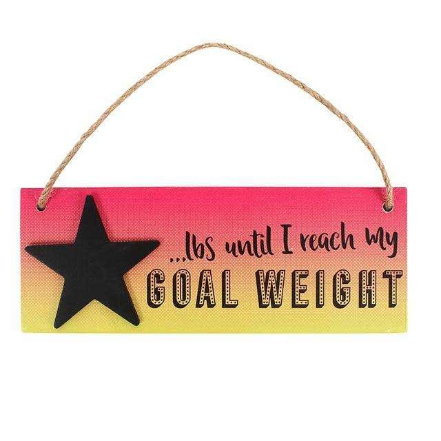 Weight Loss Countdown Hanging Sign