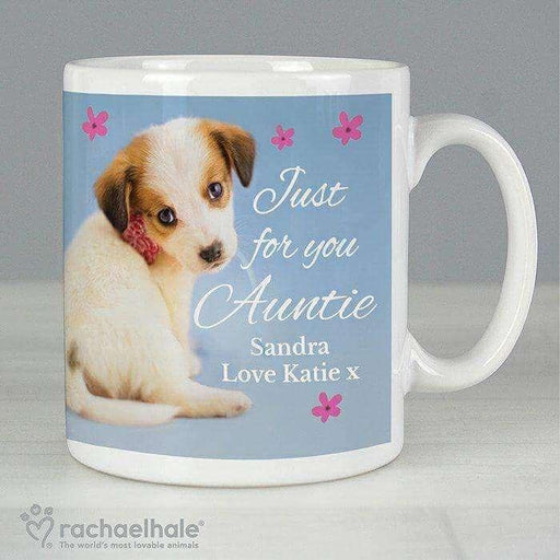 Personalised Rachael Hale 'Just for You' Puppy Mug - Myhappymoments.co.uk