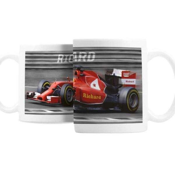 Personalised Formula 1 Mug - Myhappymoments.co.uk