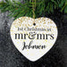 Personalised 1st Christmas As Mr & Mrs Ceramic Heart Decoration - Myhappymoments.co.uk