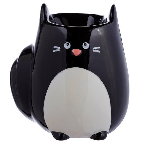 Ceramic Feline Fine Cat Shaped Oil Burner - Cat Lover Gift