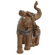 Elephant Wood Effect Figurines Feng Shui Symbol