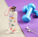 Butterfly 500ml Reusable Plastic Water Bottle with Metallic Lid