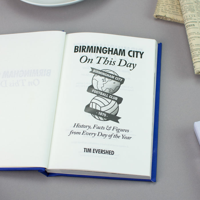 Personalised Birmingham City On This Day Football Book