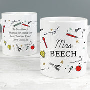 Personalised School Teachers Mug
