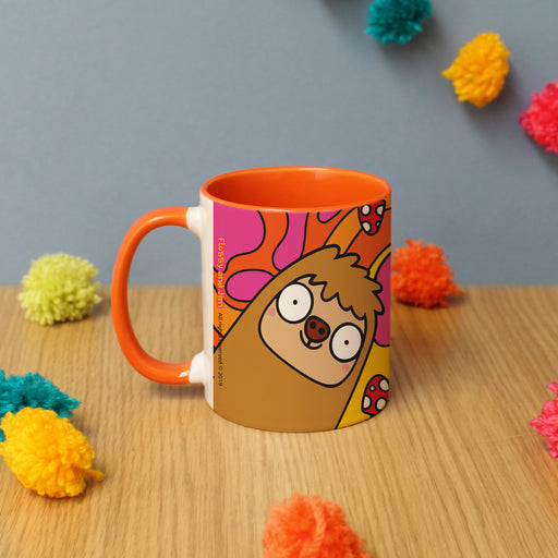 Personalised Groovy Sloth Mug From Pukkagifts.uk