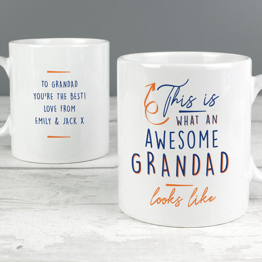 Personalised This Is What Awesome Looks Like Mug