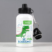 Personalised Be Roarsome Dinosaur Drinks Bottle - Myhappymoments.co.uk