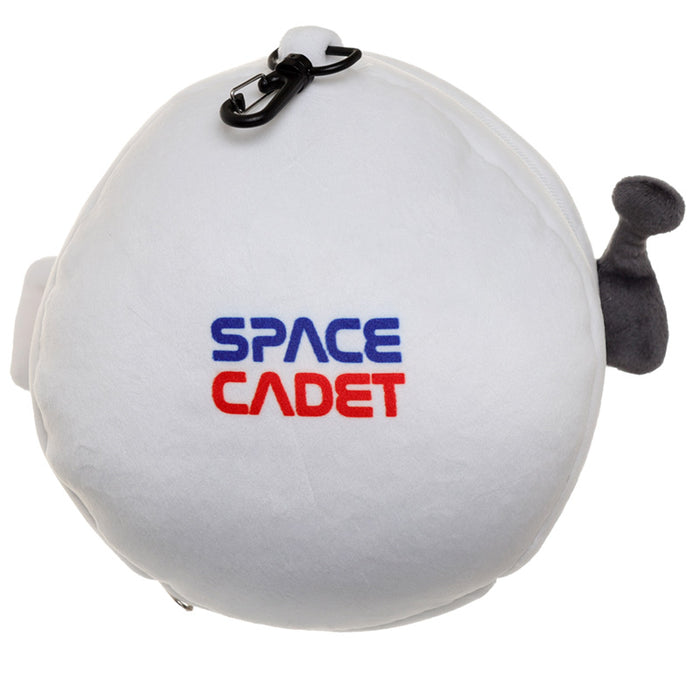 Relaxeazzz Space Cadet Round Plush Travel Pillow & Eye Mask
