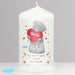 Personalised Me to You Big Heart Candle - Myhappymoments.co.uk