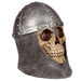 Skull with Chain Mail and Helmet Ornament - Myhappymoments.co.uk