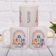 Personalised Shape Little Minds Teacher Mug
