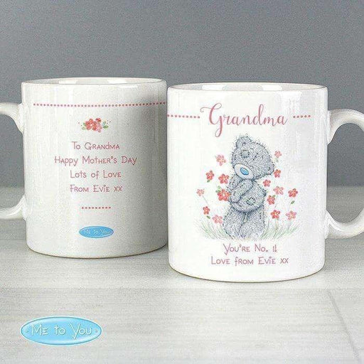 Personalised Me to You Floral Mug - Myhappymoments.co.uk