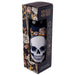 Skulls & Roses Reusable Glass Water Bottle with Protective Neoprene Sleeve with Strap