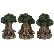 See Speak Hear No Evil Green Man Ornaments