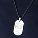 Personalised I Love You To The Moon & Back Dog Tag Necklace - Myhappymoments.co.uk