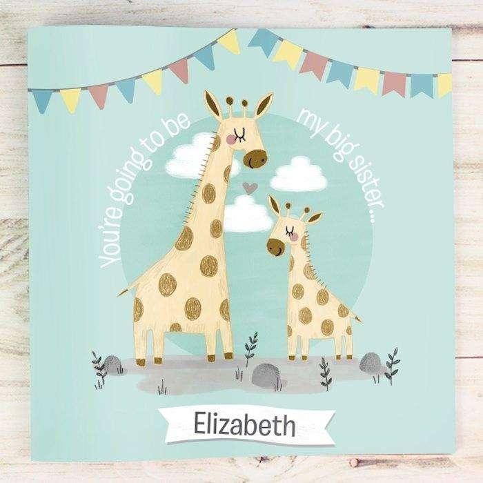 Personalised Big Sister Sibling Story Book - Myhappymoments.co.uk