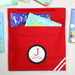 Personalised Initial Red Book Bag - Pukka Gifts