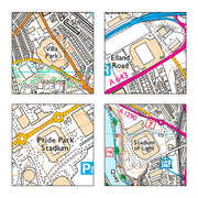 Football Stadium Map Mug