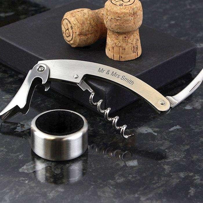 Personalised Wine Bottle Opener - Myhappymoments.co.uk