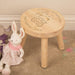 Personalised Children’s Laser Engraved Baby Bear and Moon Wooden Stool