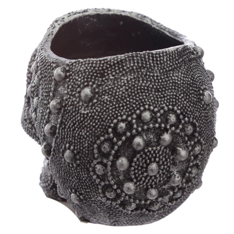 Silver Beaded Skull Head Tea Light Candle Holder