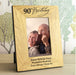 Engraved 90th Birthday Photo Frame