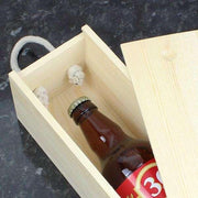 Personalised Merry Christmas Bottle Presentation Box - Myhappymoments.co.uk