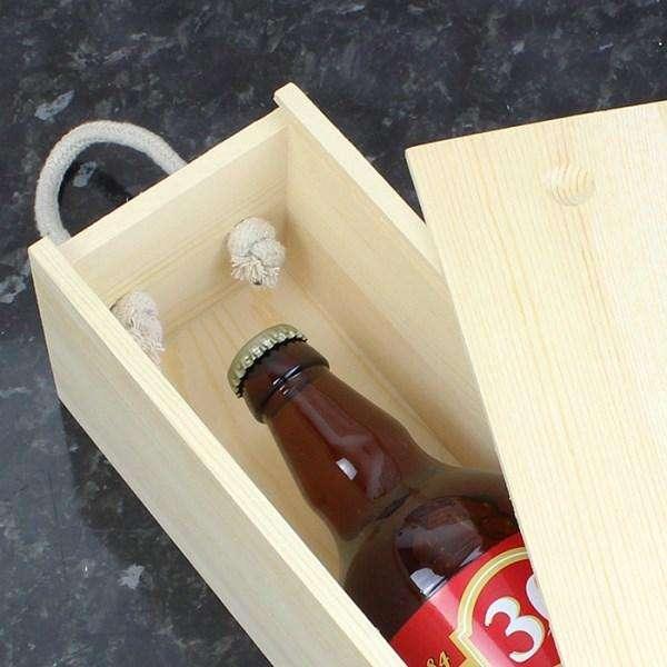 Personalised Merry Christmas Bottle Presentation Box - Myhappymoments.co.uk