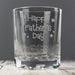 Personalised Happy Father's Day Whisky Glass