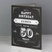 Personalised Vintage Typography Age Birthday Card from Pukkagifts.uk