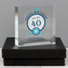Personalised Birthday Age Large Crystal Token - 40th Birthday Gift
